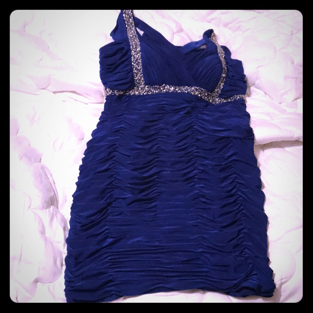 NWT Betsy & Adam Ruffle Bandage Dress